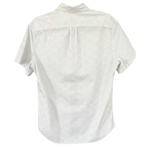 JCrew Classic Stretch White Cotton Button Down Short Sleeve Shirt Collared - Picture 2 of 5